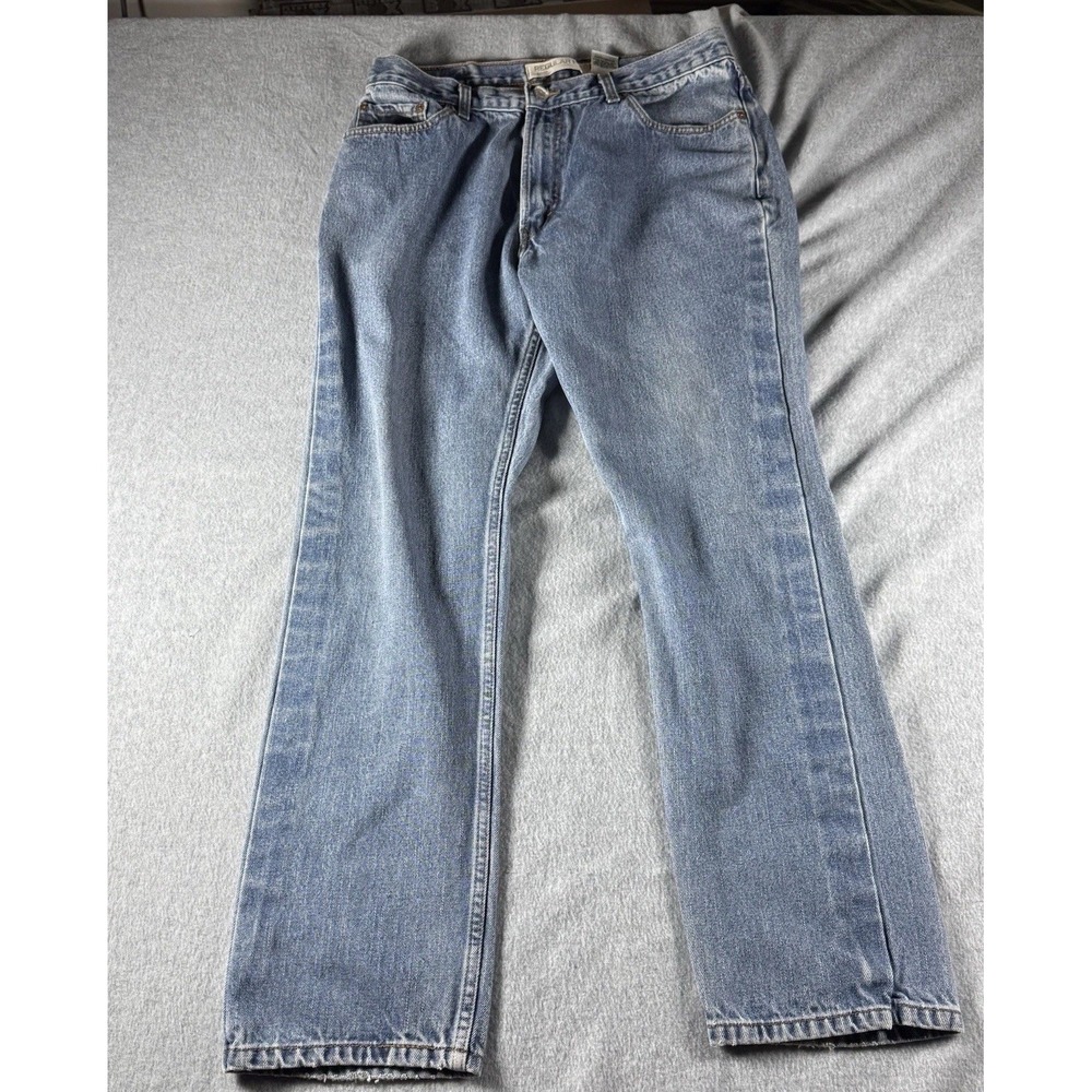 Vintage 2005 Levi's 505 Jeans Mens 34x30 Regular Fit Straight Leg Light Wash Y2K